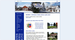 Desktop Screenshot of hoteljenisov.cz