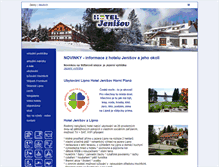 Tablet Screenshot of hoteljenisov.cz